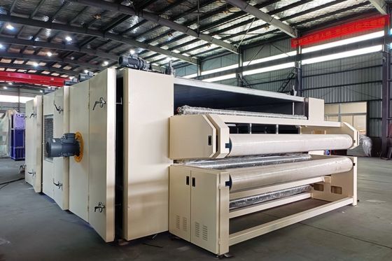 Multiple hot air circulation thermal bonding oven with low power consumtion