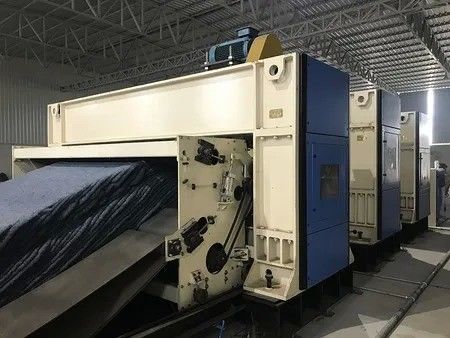 Linea di produzione di fibre di feltro riciclate per tessuti di scarto