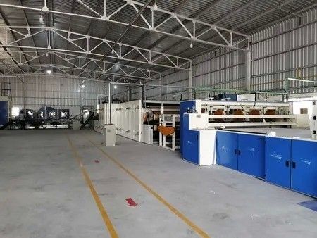 Linea di produzione di macchine per l'incollaggio termico di fibre di poliestere a bassa fusione