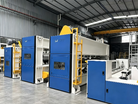 Linea di produzione automatica di punzonatura ad aghi in tessuto non tessuto